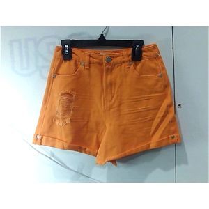 Habitual Kids Girls YP5S Shorts, Orange, Size Large